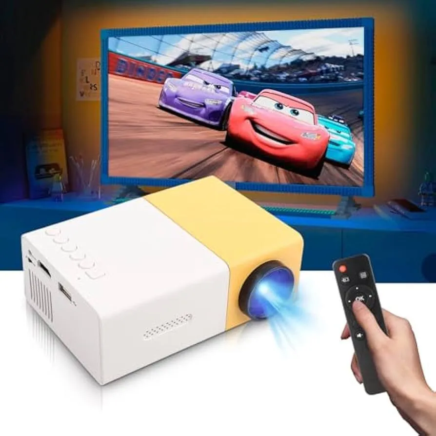 Portable LED Mini Projector with HDMI & USB Support