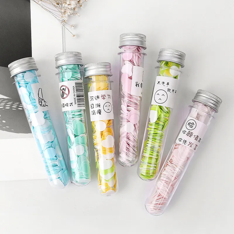 Portable Tube Paper Soap Sheets for Travel & Outdoor Use