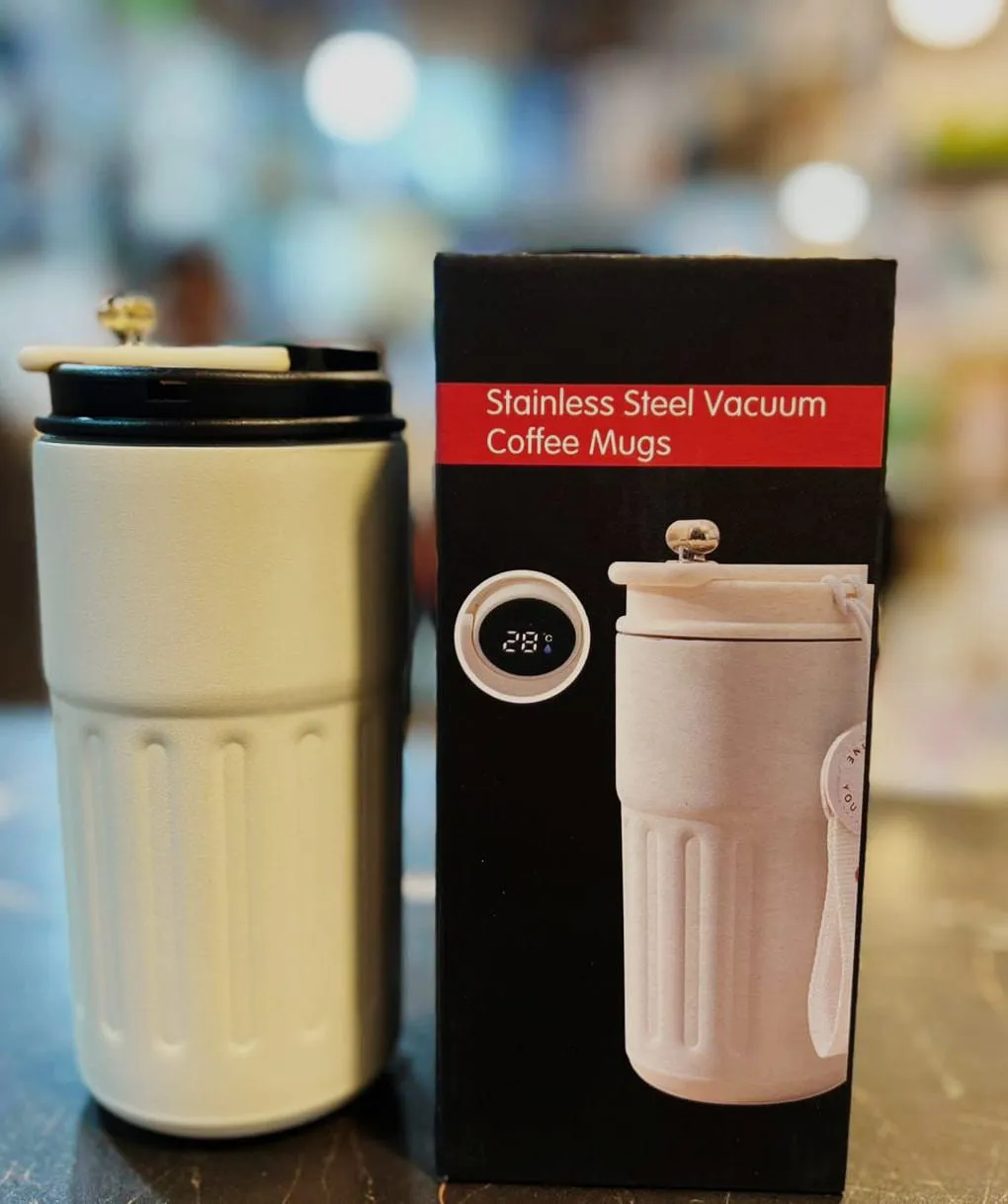 Smart Stainless Steel Temperature Display Coffee Mug