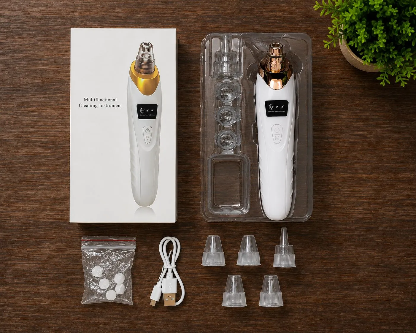 Rechargeable Electric Blackhead & Pore Vacuum Cleaner