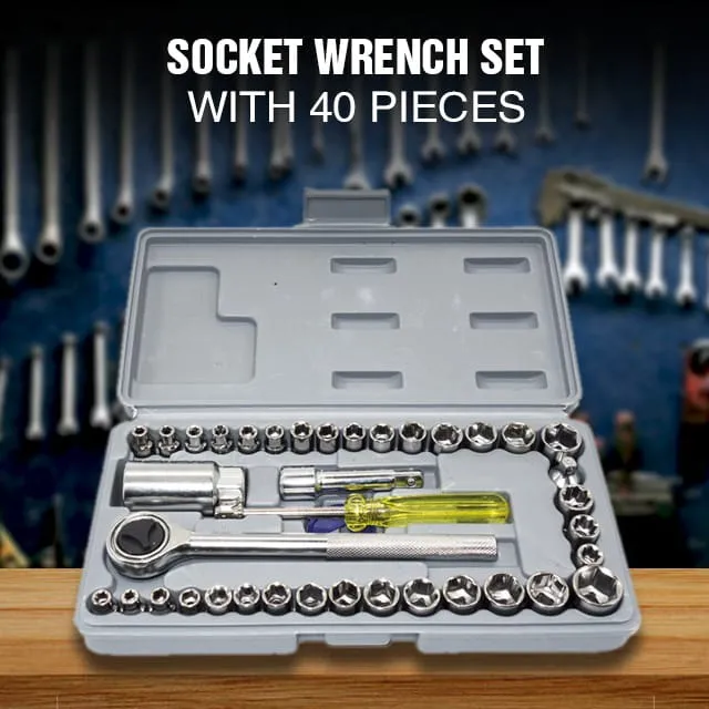 AIWA 40-Piece Home Repair Tool Kit Set