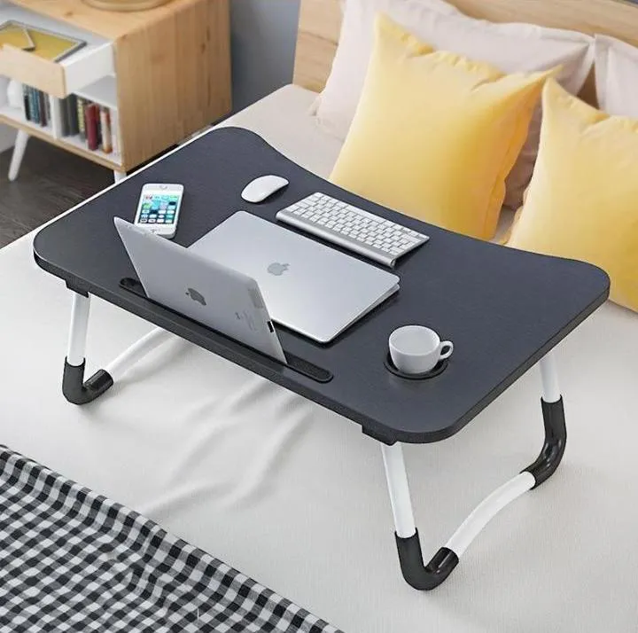 Foldable Adjustable Laptop Table for Bed & Desk