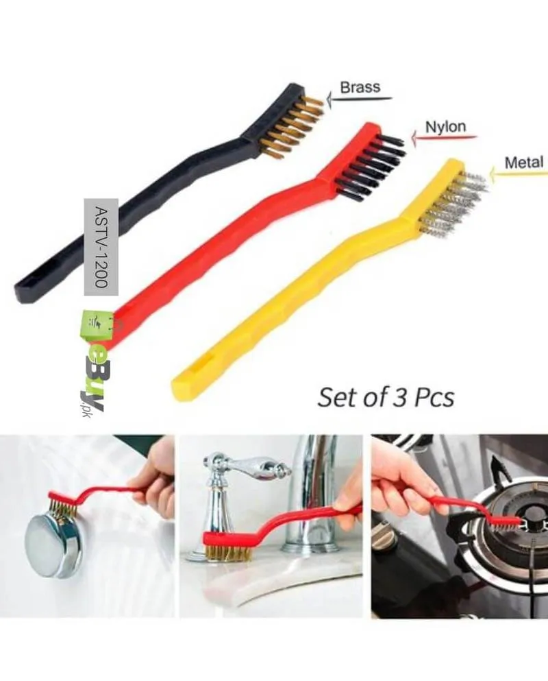 3-Piece Mini Wire Cleaning Brush Set