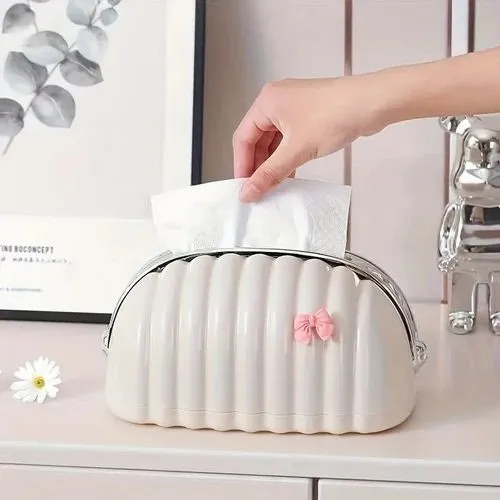 Luxury Shell Design Tissue Box Cover